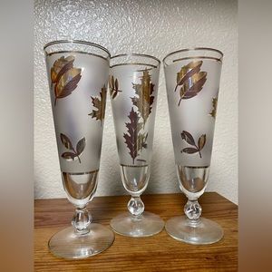Vintage: Libbey Frosted Champagne Glasses